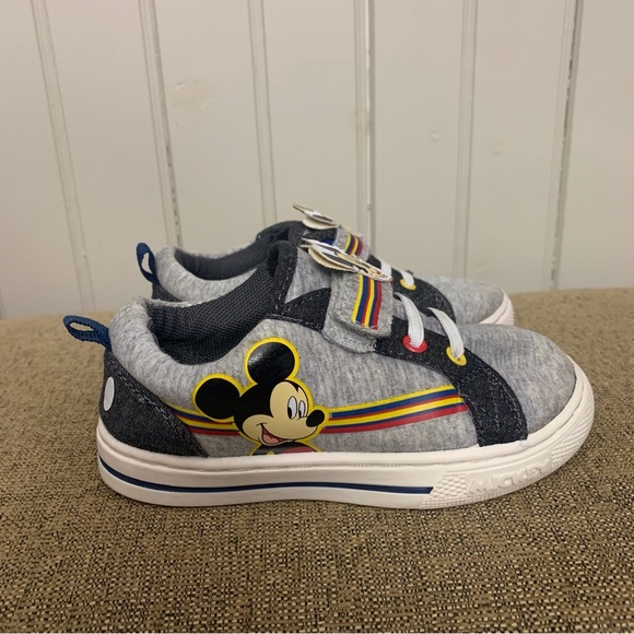 Mickey Mouse Child Shoe Velcro Sneaker Size 9 - Picture 2 of 14